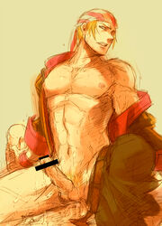 billy_kane censored itkz king_of_fighters male male_only tagme yaoi