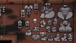 >.< :3 :d angel artist_request ass bedroom_eyes big_ass big_breasts big_butt breasts chubby chubby_female commentary difference english_text fat fat_ass female female_only frown gameplay_mechanics giant inanimate large_ass large_breasts lucky_bastard massive_breasts mod nude nude_female presenting presenting_hindquarters presenting_pussy pussy shopkeeper_(the_binding_of_issac) size smile smiling_at_viewer smirk text the_binding_of_isaac thick thick_thighs uwu