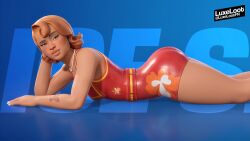 ass big_ass big_booty big_butt booty brown_eyes bubble_ass bubble_butt butt fortnite fortnite:_battle_royale ice_spice ice_spice_(fortnite) lightskin lightskinned_female looking_at_viewer manicure orange_hair redbone tan_skin white_nails
