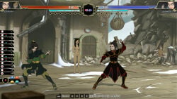 1girls avatar_the_last_airbender breasts fighting_game mod pussy smile video_games