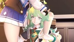 1female 1futa 3d animated cum cum_in_ear cum_inside ear_fuck ear_penetration eshu-chan eye_bags eyes_rolling_back faceless_futa fox_ears fox_girl futa_on_female futanari honkai:_star_rail huohuo_(honkai:_star_rail) leg_over_shoulder march_7th_(honkai:_star_rail) rape raped_by_futa sound tagme tongue_out video