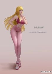 1girls 2d 2d_(artwork) 2d_artwork adult adult_female arm_behind_back background belly belly_button big_boobs big_breasts blonde blonde-haired_female blonde_female blonde_hair blonde_hair_female blue-eyed_female blue_eyes bra breasts brown_background busty busty_female busty_girl calves cleavage collarbone curvaceous curvaceous_body curvaceous_female curvaceous_figure curvaceous_hips curvy curvy_body curvy_female curvy_figure curvy_hips digital digital_art digital_drawing digital_drawing_(artwork) digital_media digital_media_(artwork) drawing elbows emilie_de_rochefort female female_focus female_only fingers fit_female footwear full_body groin hand_behind_back head_tilt hourglass_figure inguinal_crease inguinal_ligament knees large_boobs large_breasts lean_figure legs legs_closed legs_together linea_alba lip_gloss lips lipstick long_hair looking_at_viewer mature mature_female mature_woman midriff monotone_background narrow_waist navel one_color_background pink_yoga_pants plain_background portrait posing posing_for_the_viewer red_bra red_lips red_lipstick red_underwear ribcage ribs shoes shoulders slender_body slender_waist slim_female slim_waist solid_color_background solo sports_bra sports_underwear standing stomach tekken tekken_8 thick_thighs thighs thighs_together tilted_head underwear white_footwear white_shoes wide_hips woman yellow-haired_female yellow_hair yoga_pants