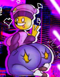1girls ass big_ass character_request female grabbing grabbing_ass grabbing_from_behind groping groping_from_behind huge_ass jeans smolzd socks source_request tagme thick_thighs thighs