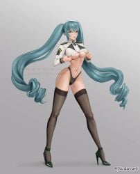 1girls 2d 2d_(artwork) 2d_artwork absurdly_long_hair adult adult_female background belly belly_button big_boobs big_breasts black_footwear black_high_heels black_legwear black_panties black_shoes black_stockings black_thigh_highs black_thighhighs black_thong black_underwear blue-haired_female blue_hair breasts brown-eyed_female brown_eyes busty busty_female busty_girl calves cropped_shirt curvaceous curvaceous_body curvaceous_female curvaceous_figure curvaceous_hips curvy curvy_body curvy_female curvy_figure curvy_hips digital digital_art digital_drawing digital_drawing_(artwork) digital_media digital_media_(artwork) drawing elbows fanart female female_focus female_only fingers fit_female footwear from_front front_view full_body full_body_view game_character goddess_of_victory:_nikke gradient_background grey_background groin hand_on_breast hand_on_chest hand_on_own_breast hand_on_own_chest hands_on_breasts hands_on_chest hands_on_own_breasts hands_on_own_chest high_heels highleg_panties highleg_thong hourglass_figure inframammary_fold inguinal_crease inguinal_ligament knees large_boobs large_breasts lean_figure legs legwear linea_alba lip_gloss lips lipstick long_hair looking_at_viewer mature mature_female mature_woman midriff multicolored_background narrow_waist navel panties partially_exposed_vulva partially_visible_vulva plain_background privaty_(nikke) red_lips red_lipstick ribcage ribs serious serious_face serious_look shoes shoulders skindentation slender_body slender_waist slim_female slim_waist solo standing stockings stomach thigh_highs thighhighs thighs thong tied_hair touching_breast touching_breasts touching_chest touching_own_breast touching_own_breasts touching_own_chest twintails twintails_(hairstyle) two-tone_background underboob underwear very_long_hair very_long_hair_female video_game video_game_character video_games white_background wide_hips woman