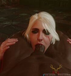 1boy 1girls 3d animated big_penis blowjob cd_projekt_red ciri erection fellatio female gladionanimated nyxworks oral pov sound tagme the_witcher_(series) the_witcher_3:_wild_hunt video