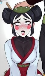 ai_generated brawl_stars cum kaze_(brawl_stars) solo_focus yuurneero_(artist)