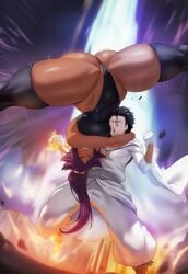 1boy 1boy1girl 1girl 1girls absurd_res absurd_resolution absurdres ai_assisted askin_nakk_le_vaar ass ass_bigger_than_head ass_focus ass_grab ass_up asshole bleach bleach:_sennen_kessen-hen bleach:_the_thousand-year_blood_war breast_grab breast_squeeze breasts breasts_bigger_than_head breasts_out cat cat_ears cat_tail catgirl hi_res high_quality high_resolution highres hips hips_wider_than_shoulders huge_ass huge_breasts human jumping latex leotard leotard_aside meiogun midair naughty_face shihouin_yoruichi solo solo_female solo_focus thick_thighs thighhighs thighs wide_hips yoruichi_shihouin