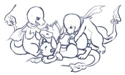 2012 anal anal_sex charmander fire furry gay haychel male nintendo no_humans penetration pokémon_(species) pokemon pokemon_dppt pokemon_rgby riolu sketch tail tail_fire