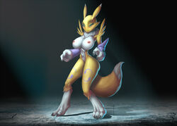 renamon from digimon by taboolicious