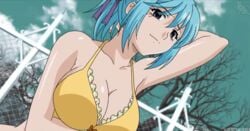 00s 1girls 2000s 2008 animated animated_gif anime_screencap blue_hair bouncing_breasts breast breasts demon_girl female female_only hair huge_breasts kurono_kurumu large_breast rosario+vampire screencap screenshot short_hair solo succubus violet_eyes