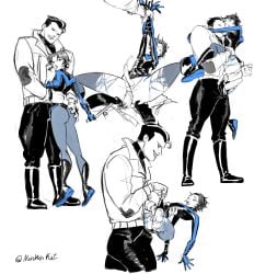 dc dc_comics dick_grayson gay gay_sex jason_todd nightwing red_hood_(dc)
