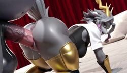 16:9 2girls 3d 3d_animation ahe_gao ai_generated anthro anthro_on_anthro big_ass big_breasts big_penis black_body breasts cum cum_in_ass cum_in_pussy cum_inside doggy_style equine_penis fellatio feral_on_female fluids furry furry_only horse horsecock huge_cock insertion juan390 legs_together medium_ass medium_breasts pseudoregalia sybil_(pseudoregalia) tagme vaginal_penetration video