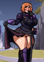 1girls blush bottomless bottomless_female destiny_(game) guardian_(destiny) outside outside_nudity pixel_(artwork) pixel_art pixelated presenting presenting_pussy public public_exposure public_nudity pussy royalmilk20 tagme teasing teasing_viewer thick_thighs thighs vexwarlock warlock_(destiny)