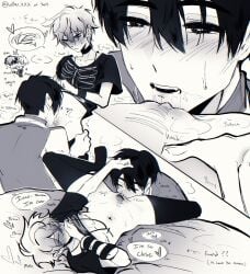 alien_stage cuntboy cuntboy/male eating_pussy gay ivan_(alien_stage) pussy_eating till_(alien_stage) yaoi