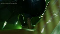 1boy 1girls alien alien_(franchise) alien_girl animated big_breasts big_penis blowjob covered_eyes deepthroat fellatio indoors interspecies large_breasts large_penis light-skinned_male oral oral_sex sex size_difference sound tagme veiny_penis video wet_body workinganalytics worship worshiping xenomorph