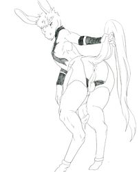 0r0 1boy anus ass digitigrade donkey equine male male_only milkcrown presenting presenting_hindquarters solo