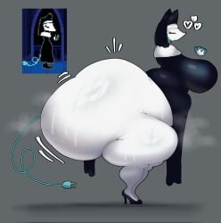 1girl 1girls breasts cat_ears curvy deltarune deltarune_chapter_5 female furry legs nun nun_outfit tagme tasque_manager tasque_manager_(deltarune) tasque_manager_(nun) thedeathcrow05 thick_thighs tight_clothing voluptuous voluptuous_female yellow_eyes