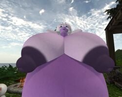 1girls anthro big_ass big_breasts breasts bubble_butt cleavage female ferialexonar furry goodra huge_ass huge_breasts hyper_pregnancy nintendo nipples pokemon pokemon_(species) pregnant ready_to_pop tagme thick_thighs wide_hips