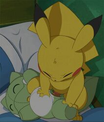 animated anthro blush blush_stickers bodily_fluids breath cum cum_in_plushie cum_inside detailed_background ejaculation erection eyes_closed feral fur generation_1_pokemon genital_fluids genitals gif looking_pleasured loop looping_animation male mammal masturbation nintendo orgasm orgasm_face penetrable_sex_toy penetration penile penile_masturbation penile_penetration penis pikachu plushie plushophilia pokemon pokemon_(species) rodent semi-anthro sex_doll sex_toy solo substitute_doll tongue tongue_out toying_self tricksta yellow_body yellow_fur