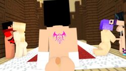 bigass bigbreasts futa futanari minecraft mineimator nsfw