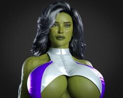 1girls 3d big_ass big_breasts big_thighs breasts curvaceous curvy curvy_figure female giantess green-skinned_female green_body green_hair green_skin hips hourglass_figure huge_ass huge_breasts huge_thighs hulk_(series) jennifer_walters large_ass large_breasts large_female large_thighs legs macro macro_female marvel marvel_comics mature mature_female mini_giantess she-hulk slim_waist tall tall_female thick thick_hips thick_legs thick_thighs thighs voluptuous waist wide_hips wide_thighs