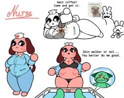animal_hospital artist_request barney_(animal_hospital) chubby fat_female furry intern_(animal_hospital) naked naked_female nurse_(animal_hospital) roblox roblox_game tagme