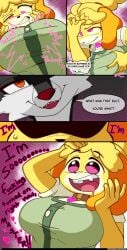anthro artifact_the_fox big_breasts big_ears bite biting_lip biting_own_lip black_fur black_nose blonde_hair brainwashed brainwashing breast_grab breast_squish breasts canine cheating cheating_(relationship) cheating_girlfriend clothed collar collar_tag comic comic_page corrupted corruption dialogue dog_girl dominant_male dress_shirt drooling duo enchanted_item enchantment evil_face evil_grin evil_look excited excited_expression excited_female eyelashes female femsub floppy_ears fox fox_boy glowhorn glowing hand_on_face hand_on_head hand_on_own_head heart_eyes heart_pupils heart_symbol heart_tag heartbeat holding_breast hypnosis hypnotized imminent_sex infidelity isabelle_(animal_crossing) looking_down looking_pleasured looking_up magic magic_user male male/female maledom master mind_alteration mind_control open_mouth orange_eyes personality_change pink_eyes ponytail profanity red_nose saliva saliva_drip saliva_on_face self_bite shadow shadow_face shadowed_eyes sharp_teeth short_sleeves shortstack shortstack_female shuddering simple_background size_difference slave smile smug smug_expression smug_eyes smug_face speech_bubble submissive_female talking_to_another tan_fur tongue white_fur yellow_fur