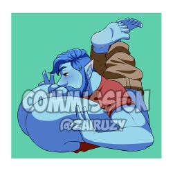 2025 ass autofellatio dilf disney elf gay male male_only onward_(2020) pixar tagme watermark wilden_lightfoot yaoi zairuz