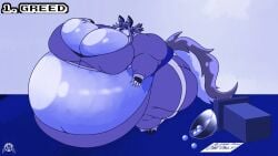 big_ass big_breasts blueberry_inflation breasts bubble_butt cleavage female furry huge_ass huge_breasts hyper_breasts inflation mad_n_evil tagme thick_thighs wide_thighs