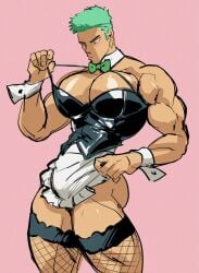 idoraad lilprincyvi maid maid_outfit maid_uniform one_piece roronoa_zoro