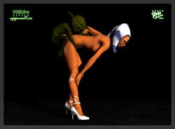 3d ahsoka_tano breasts darth_ross heels_only high_heels jedi jedi_master jedi_padawan orange_skin sex star_wars tagme togruta yoda yoda's_species