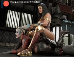 3d 3girls absurd_res arrogant ass ass_on_face batman_(series) beach beaten big_breasts bikini black_hair blender breasts catfight catwoman catwoman_(injustice) choke_hold choking crotch_smothering dc dc_comics defeated diana_prince dominant dominant_female domination dominatrix facesit facesitting female female_domination female_only femdom goggles_on_head harley_quinn harley_quinn_(injustice) helpless highres humiliated humiliating humiliation injustice_2 jpeg jvfemdom legs lezdom light-skinned_female light_skin long_hair looking_pleasured midriff multiple_females multiple_girls muscular muscular_thighs pinned pinned_down round_ass round_butt sadism sadistic sadistic_female selina_kyle sitting sitting_on_another sitting_on_face smile smirk smothering smug smug_face smug_grin spread_legs submission submission_hold submissive suffocation swimsuit utter_domination voluptuous voluptuous_female wonder_woman wonder_woman_(injustice) wonder_woman_(series) wrestling yuri
