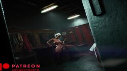 1futa 3d ashe_(overwatch) ashe_(overwatch_2_suit) balls big_balls big_penis blender female female_masturbation futa_focus futa_masturbation futa_on_female futa_with_female futanari godwentnorth illari_(overwatch) intersex masturbation nyl_ashe nyl_illari overwatch overwatch_2 peeping penis shorter_than_30_seconds sound sweat tagme video video_games watermark