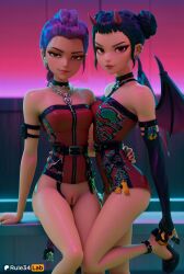 rumi (kpop demon hunters) from kpop demon hunters by rule34lab