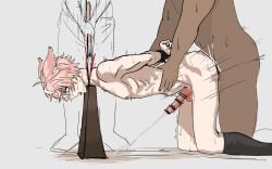 3boys axe catboy decapitation execution gay gore guro male male_death male_only male_ryona rape snuff yaoi 欲野