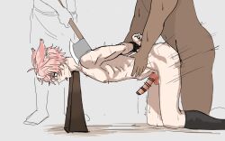 3boys axe catboy decapitation execution gay gore guro male male_death male_only male_ryona rape snuff yaoi 欲野