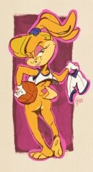 arms ass ass_cheeks back_view backside basketball booty booty_cheeks bunny_girl butt_cheeks edtropolis elbows eyebrows eyelashes feet gloves holding_pants legs lola_bunny looking_back looking_back_at_viewer looney_tunes pants_off shirt smiling smiling_at_viewer space_jam tail teeth teeth_showing thighs tied_hair warner_bros warner_bros._animation warner_brothers white_teeth