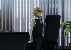 2boys animated blonde_hair blush durarara!! gay heiwajima_shizuo male male_only multiple_boys multiple_males yaoi