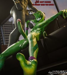 3d_(artwork) abs anthro apartment_building backwards_hat ball_squeeze chameleon clock clothing dialogue digital_media_(artwork) duo english_text epic_games fortnite furniture genitals green_body grey_body hat headgear headwear hi_res humanoid jaiblizz lizard logo long_penis male male/male nude_male penis profanity reptile rough_oral scalie sex sofa sofa_sex standing_over text thunder_(fortnite) watch ziggy_(fortnite)