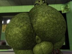 2boys 3d animated animatronic anus ass back_view backsack balls big_ass big_butt bouncing_ass bouncing_butt fazbear_frights_(location) five_nights_at_freddy's five_nights_at_freddy's_3 five_nights_at_freddy's_4 fnaf gay green_body inviting looking_at_viewer looking_back male/male muitetul plushtrap_(fnaf) presenting presenting_ass presenting_butt rabbit robot scottgames size_difference springtrap springtrap_(fnaf) tagme teasing video
