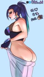k/da all out kai'sa from k/da all out series by cutehornart
