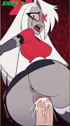 vaggie (hazbin hotel) from hazbin hotel by ends34