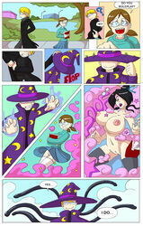 black_hair dahs final_fantasy final_fantasy_x imminent_rape knightsnipe lulu_(final_fantasy) nerd nipples tentacles