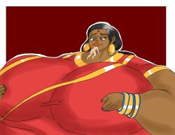 2025 accessory age_difference big_breasts black_hair bracelet breasts clothed clothing dark_eyes dark_skin digital_media_(artwork) dress ear_piercing eyebrows eyelashes female fingers giant giantess hair hair_accessory hair_tie hand_on_breast holding_breast huge_breasts hyper hyper_arms hyper_belly hyper_breasts indian interracial_couple jewelry kiss_on_lips kissing larger_female larger_human macro male mammal maturegiantess23 micro not_furry older_female on_partner open_mouth orange_hair overweight overweight_female piercing simple_background size_difference smaller_human smaller_male smile tiny white_skin younger_male