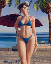 chun-li from capcom by loams3d
