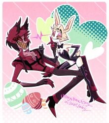 alastor_(hazbin_hotel) cuntboy hazbin_hotel lucifer_morningstar_(hazbin_hotel) mommy_kink
