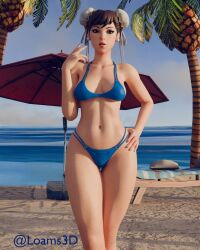 chun-li from capcom by loams3d