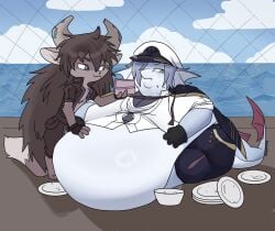 bbw big_breasts breasts cake cake_slice feederism feeding female furry huge_breasts inazuma_kat keno9988 overweight tagme thick_thighs wide_hips