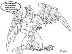 1boy anthro big_penis equine horsecock male male_only pegasus penis redrevolution solo wings