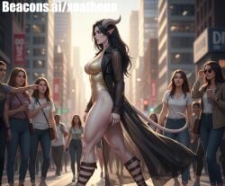 draenei draenei_female draenei_paladin world_of_warcraft ai_generated ai_assisted tiefling tiefling_girl succubus succubus_horns succubus_tail demon demon_girl demon_horns demon_tail monster monster_girl monster_cock sexy_pose sexy_body sexy_female thick_thighs thick_ass thick_legs big_breasts big_butt beauty horns horns_and_hooves devil_horns